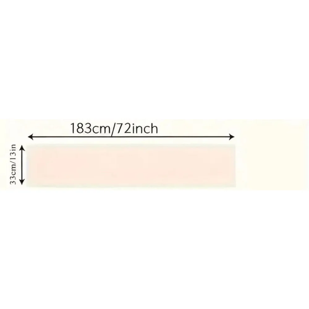 Table Runner Halloween Pumpkin Black Orange 72 in